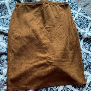 velvet pencil skirt